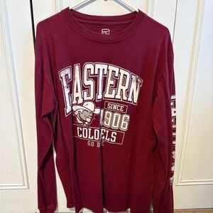 Maroon Eastern Kentucky University Long Sleeve Shirt